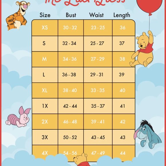 Stitch Shoppe Winnie the Pooh Laci Dress Size M by Loungefly - Picture 16 of 16